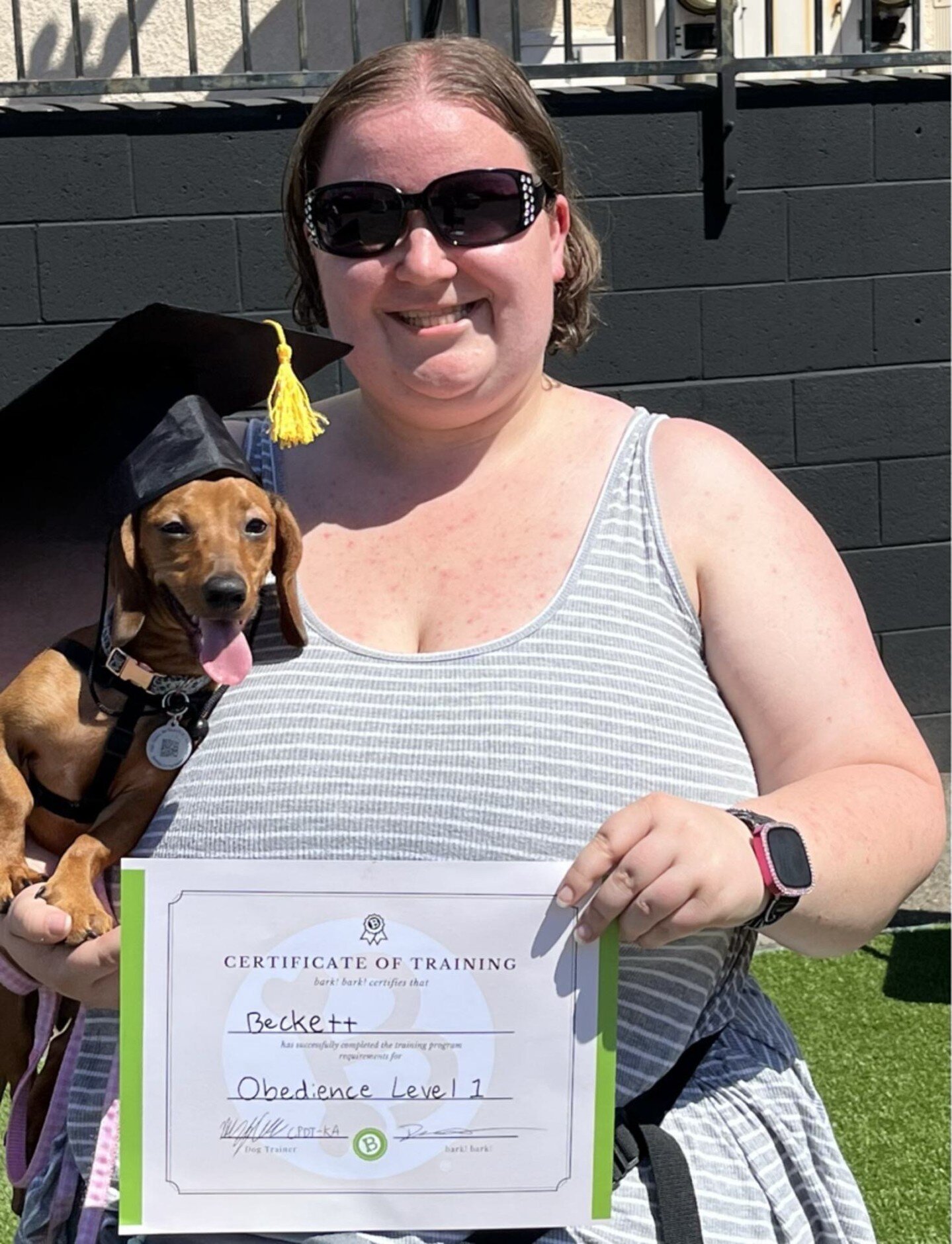 Smarter than your average graduate 🎓🐶 #doggraduation

At bark! bark!, we offer group obedience training for dogs. During this type of training, your dog will learn how to obey basic commands such as sit, stay, come, and down. 

In addition to teach