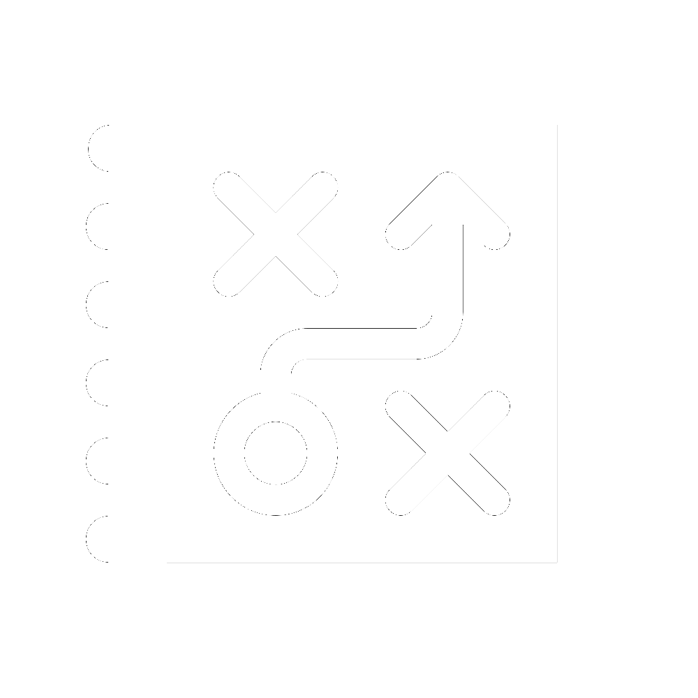 hand-drawn simplified needles in back acupuncture icon