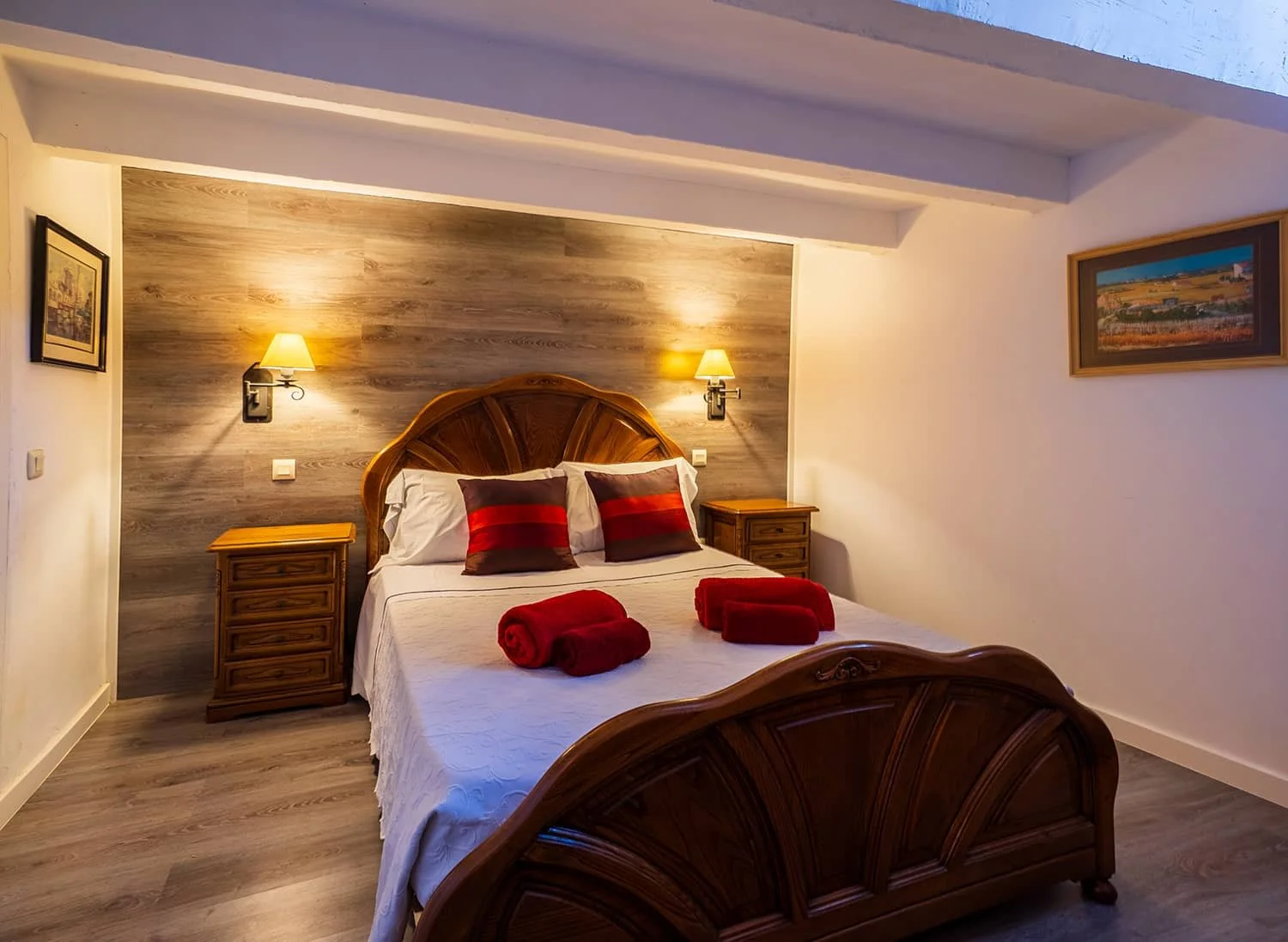 Detalle de dormitorio acogedor – Casa Rural en Ciudad Real