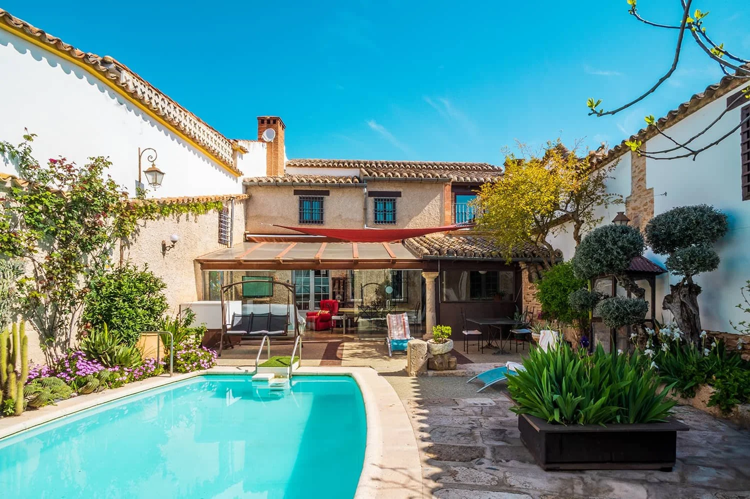 Jardín privado – Casa Rural en Almagro