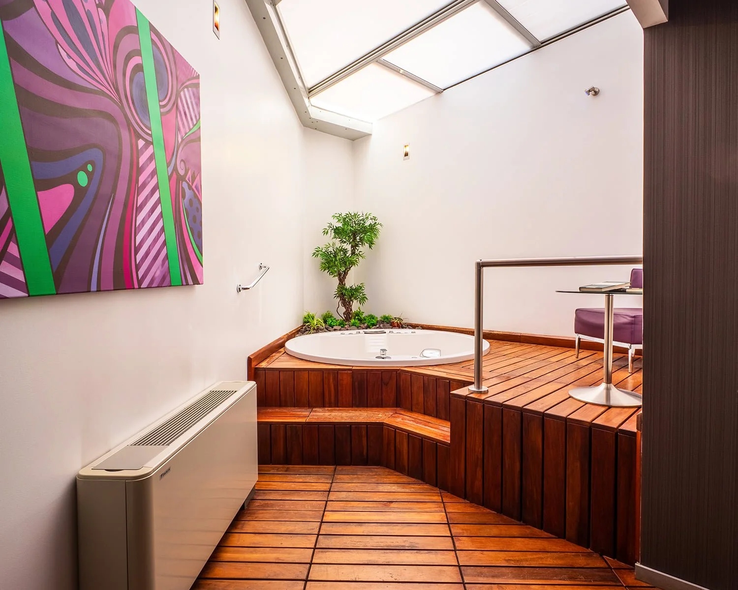 Jacuzzi privado con sala de estar en Almagro