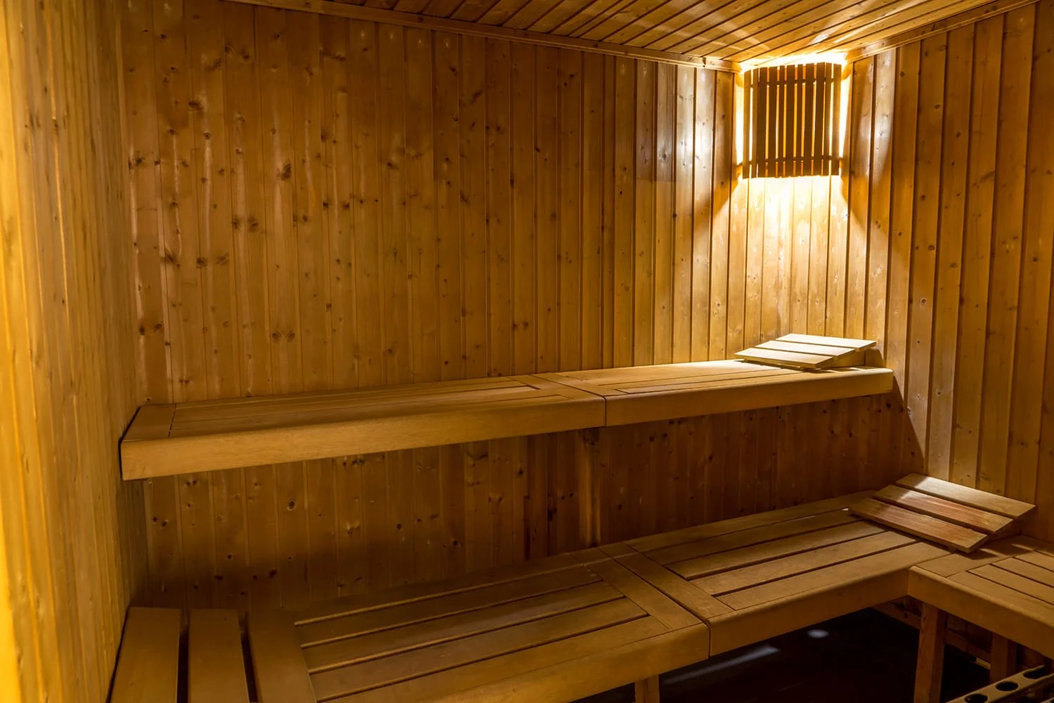 Sauna del spa en La Casa del Rector