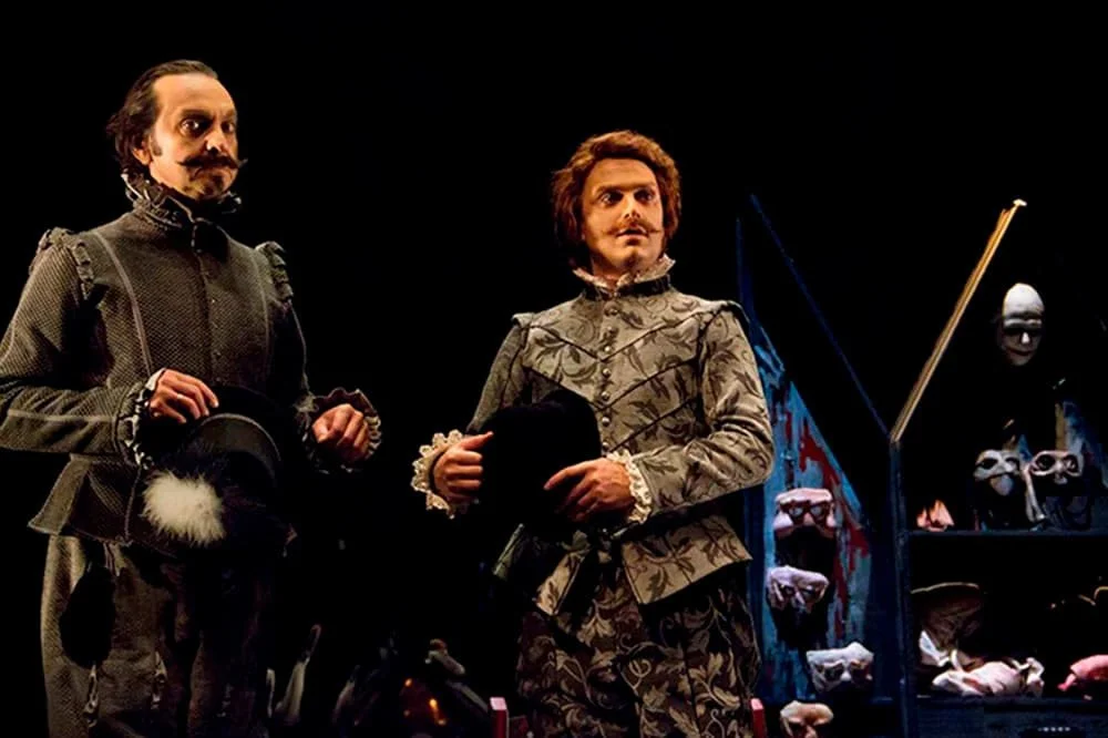 Representación teatral La escuela de los vicios de Francisco de Quevedo interpretada por Morfeo Teatro en Almagro