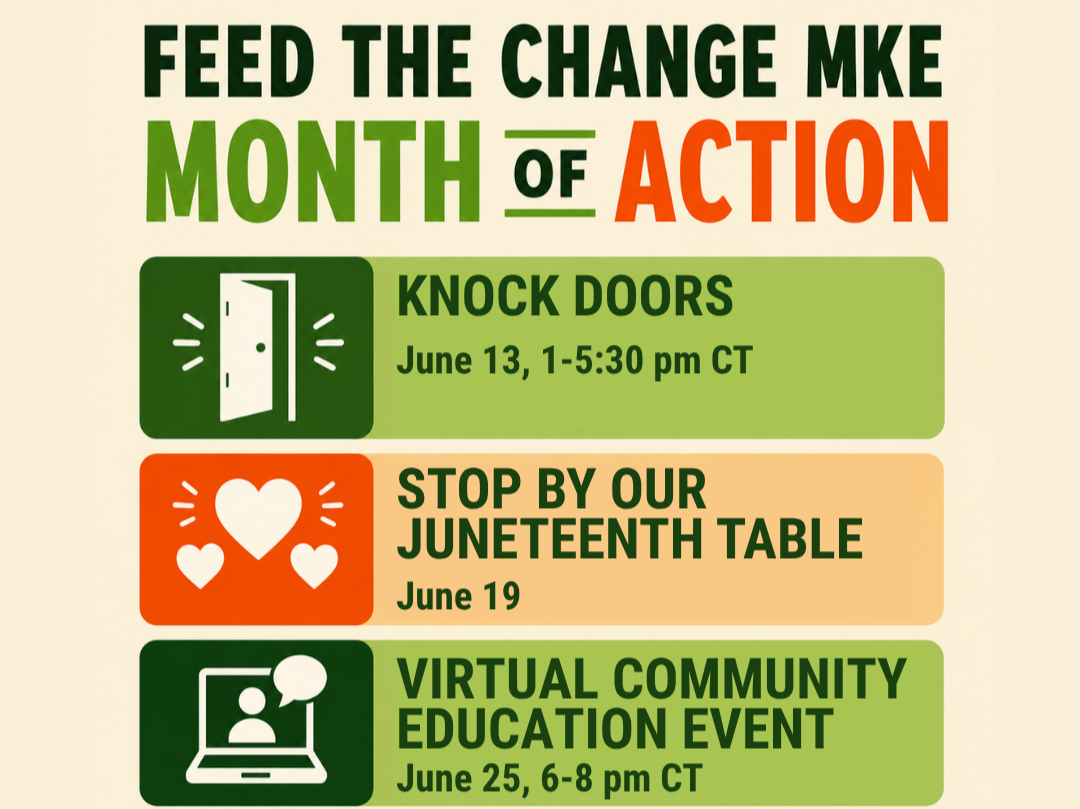 Feed the Change MKE Month of Action