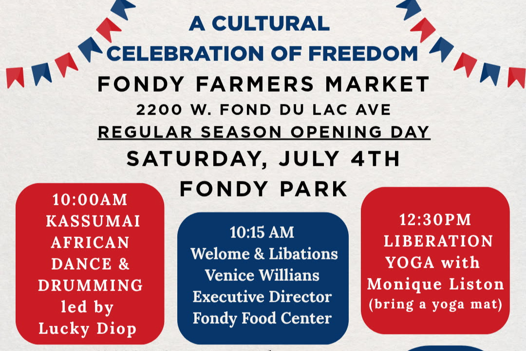 Fondy Food Market Cultural Celebration of Freedom