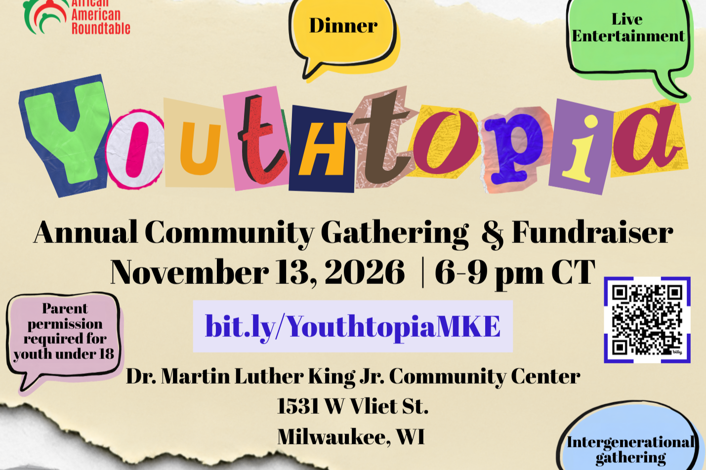 Youthtopia: Annual Fundraiser & Community Gathering