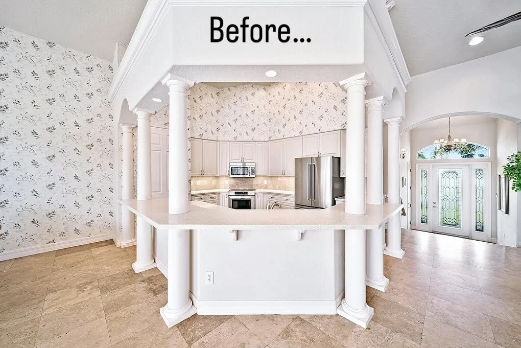 One of my favorite projects! A great example of taking a home with great bones and bringing it back to life with a contemporary update! 

Kitchen remodels are some of my favorite projects! 

#kitchenremodel #renovationdesign #beforeandafter #sanibell