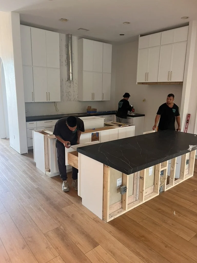 On-site management for countertop installations