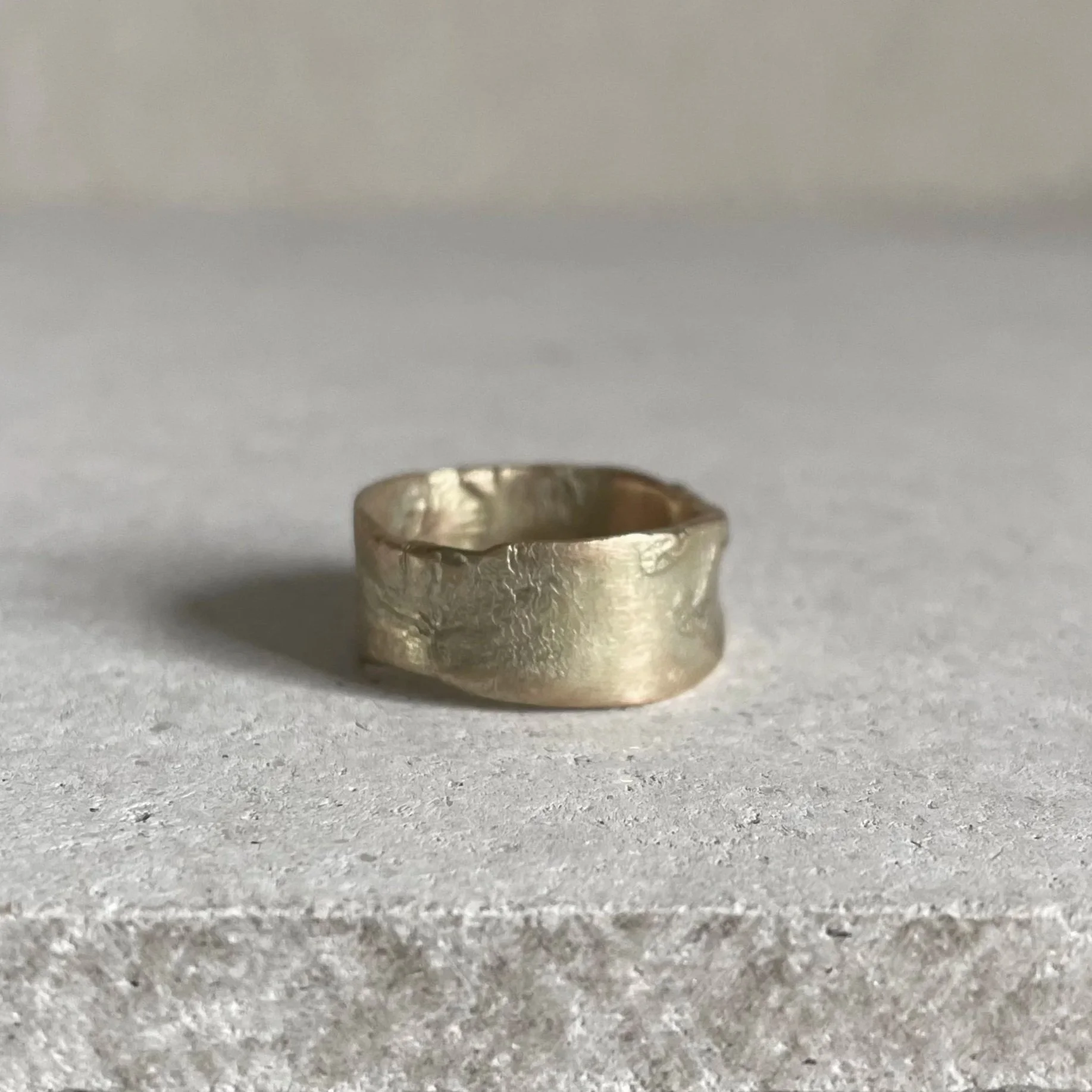 The Melted Wide Band Ring