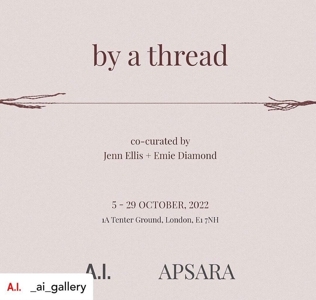 Southern Stars is pleased to collaborate with A.I. gallery to present new paintings by our fabulous Christina Pataialii. Come and meet the artist on 5 October and to celebrate &lsquo;By a Thread&rsquo;, a group show curated by @jenncellis and @emiedi