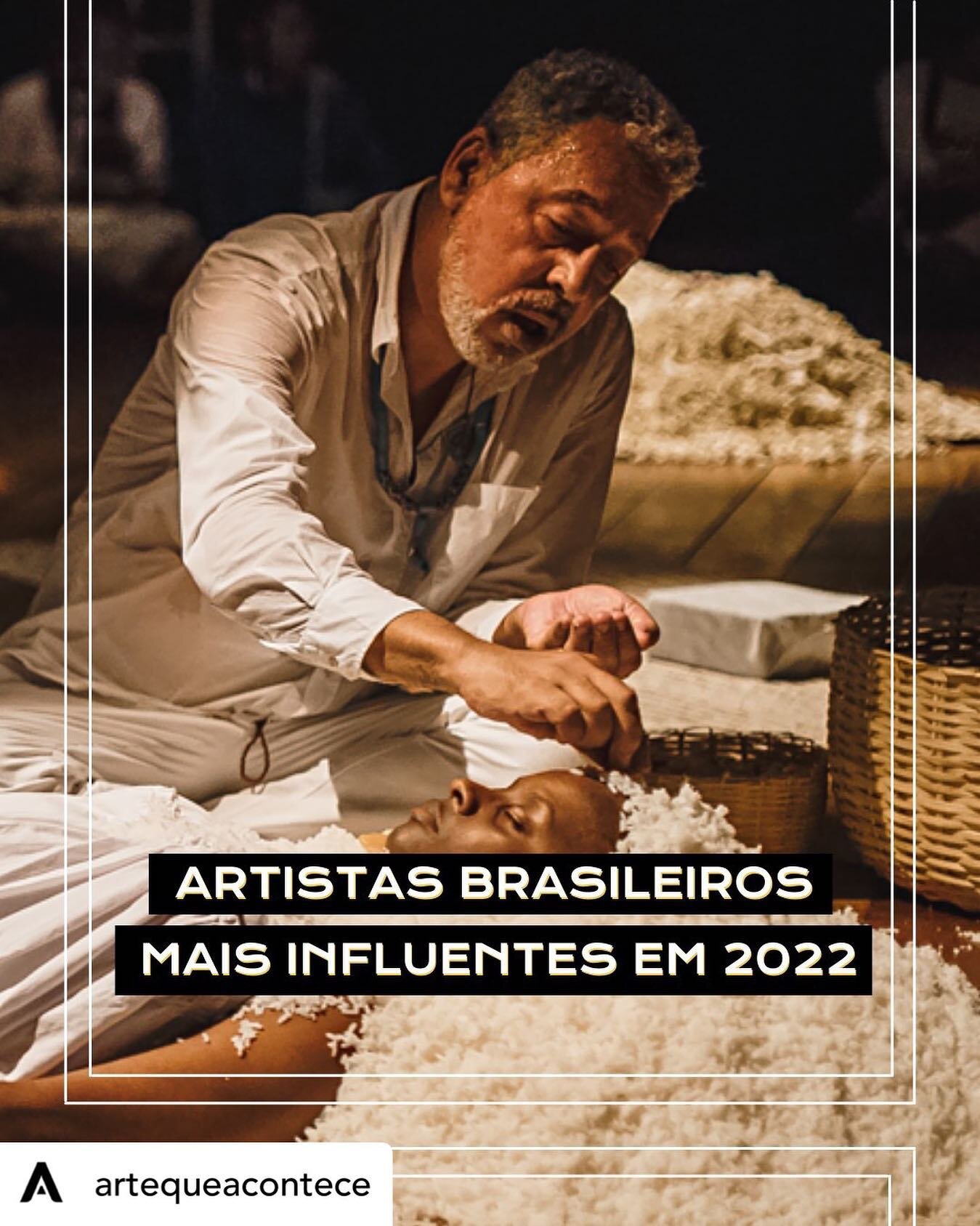 We are extremely proud of @ayrsonheraclito who is included in this remarkable list of talented artists from Brazil who excelled in 2022. We celebrate and salute all the winners. Respect! ✨