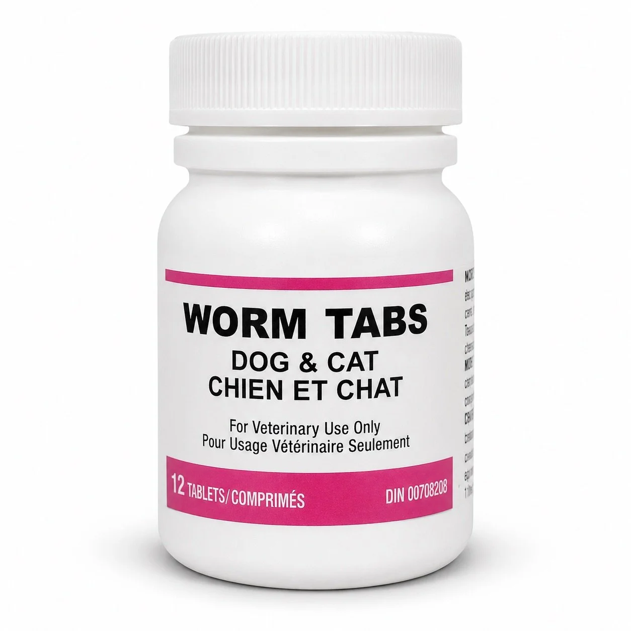 DVL large round worm tabs dogs and cats 12 tabs