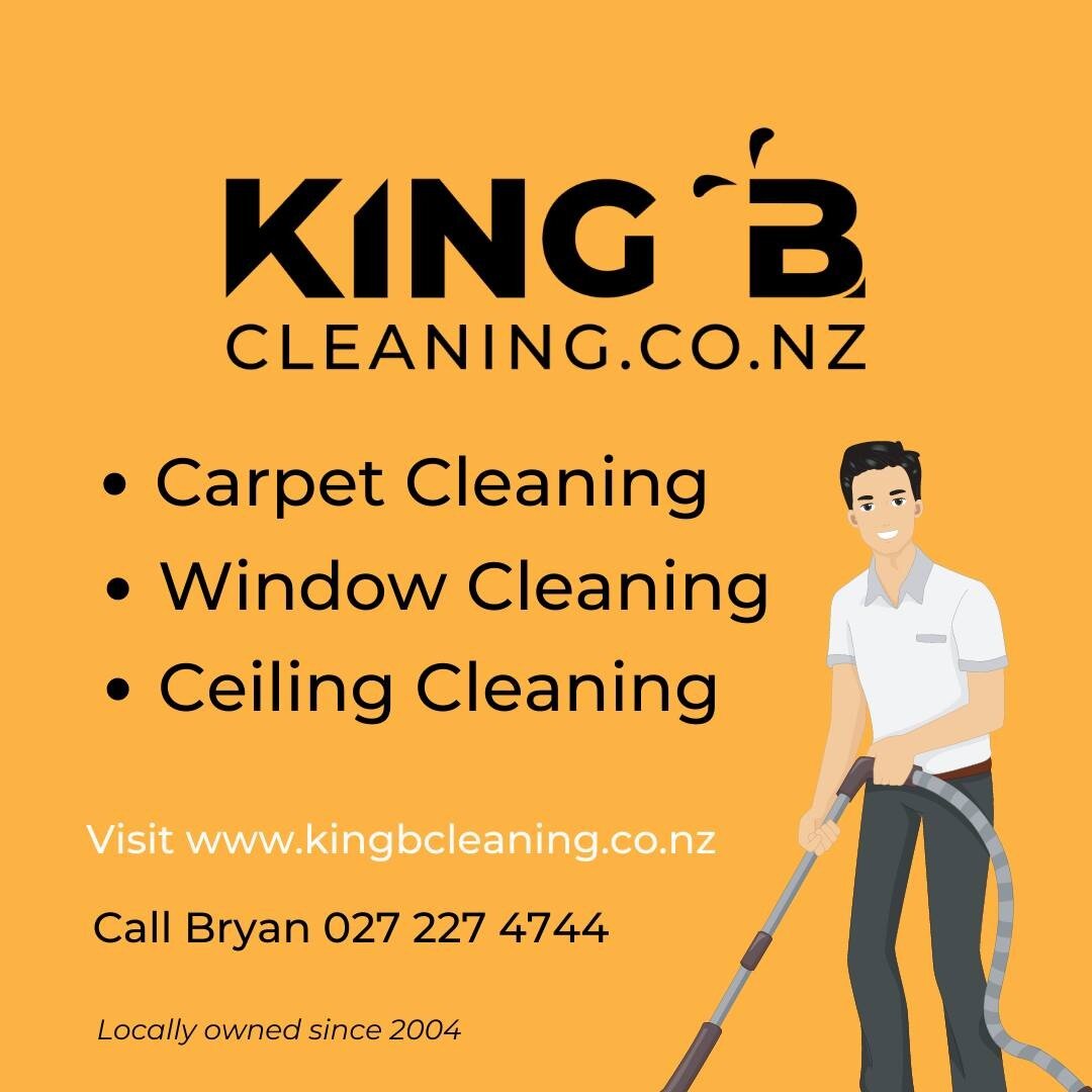 Visit www.kingbcleaning.co.nz 💭 or

Call Bryan on 027 227 4744 📲

#kingbcleaning #hawkesbay #hawkesbaynz #hawkesbayallday #hawkesbayofficial #greatthingsgrowhere #napiernow #napiernz #hastingsnz #hastingsproud #hastingscitynz #madeinnz #newzealand 