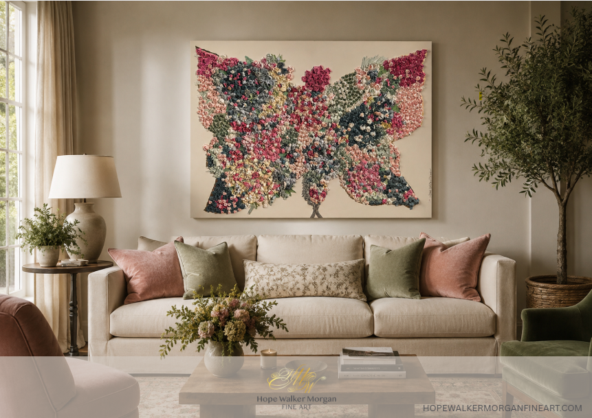 Butterfly Garden Party (60 X 48 X 1.5)