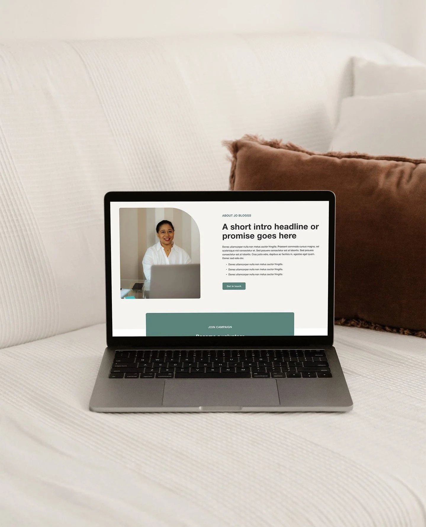 Another template has finally made it on my site! Campaign is a single landing page site (+ blog!) that's perfect to introduce yourself or a cause.⁠
⁠
Check it out at www.willful.studio/templates