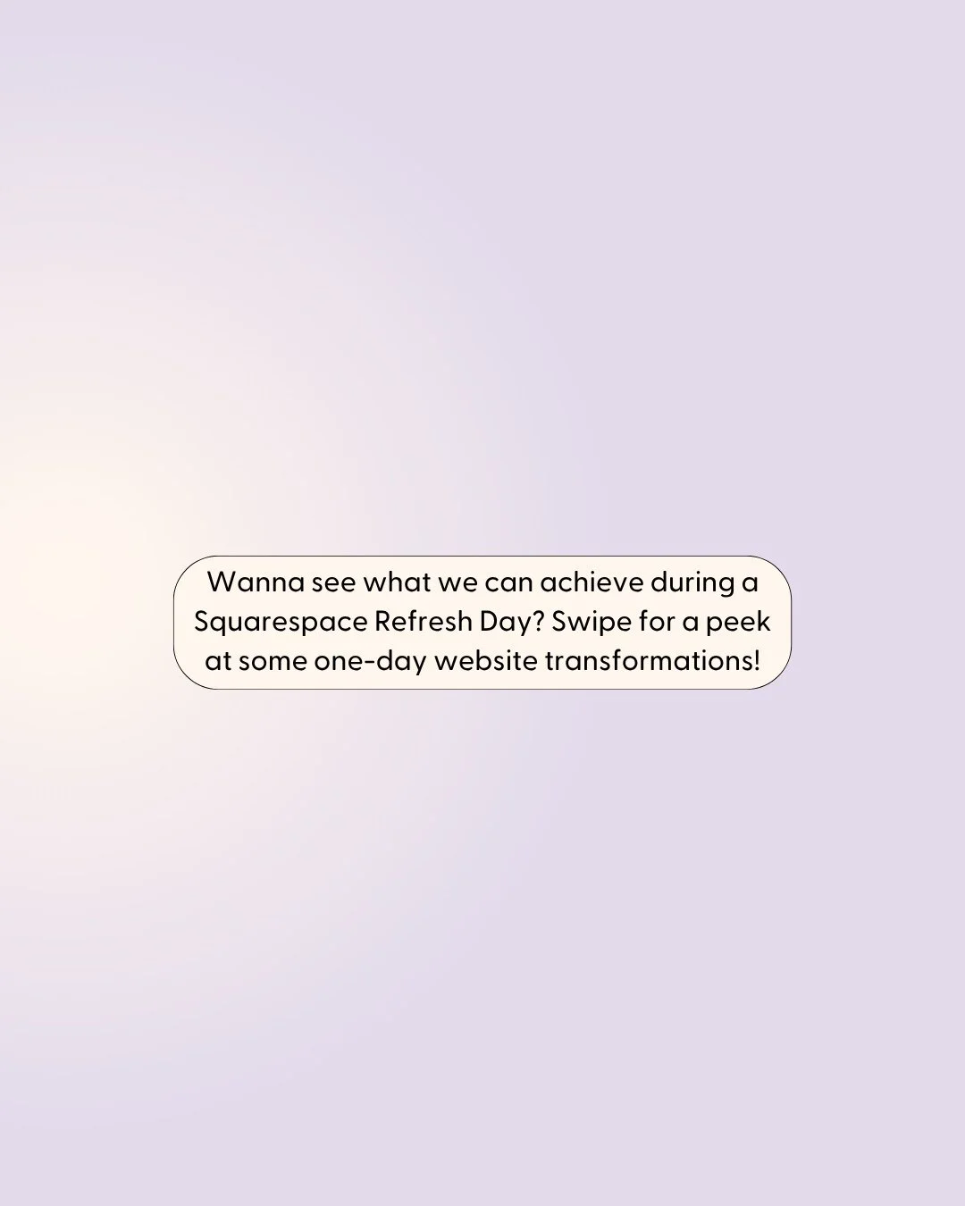 Wanna see what we can achieve during a Squarespace Refresh Day?⁠
⁠
I've had the pleasure of working with some amazing businesses on their Squarespace website transformations lately - swipe to check some of them out.⁠
⁠
Does your site need a little lo