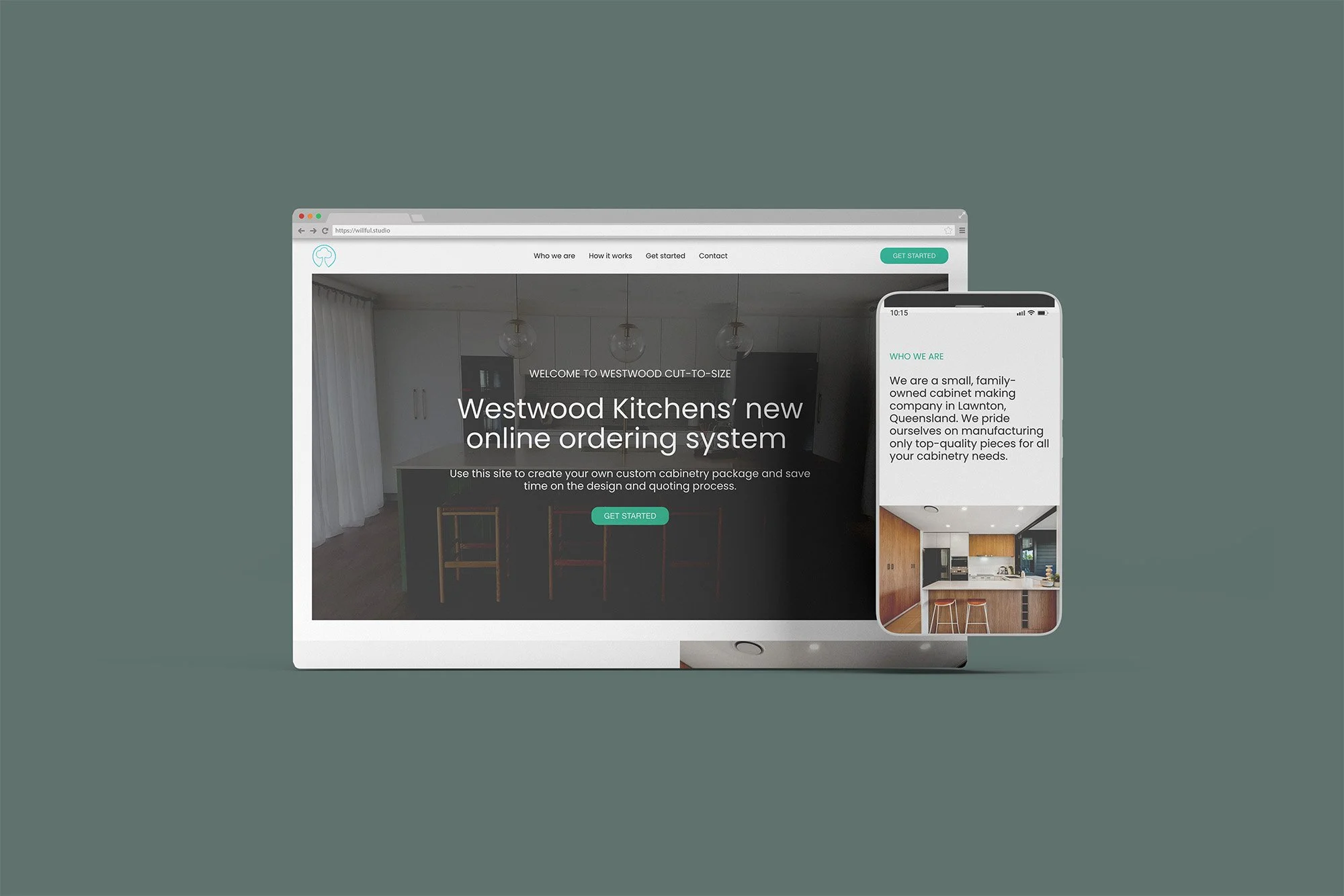 Westwood Cut-to-size | Squarespace landing page design