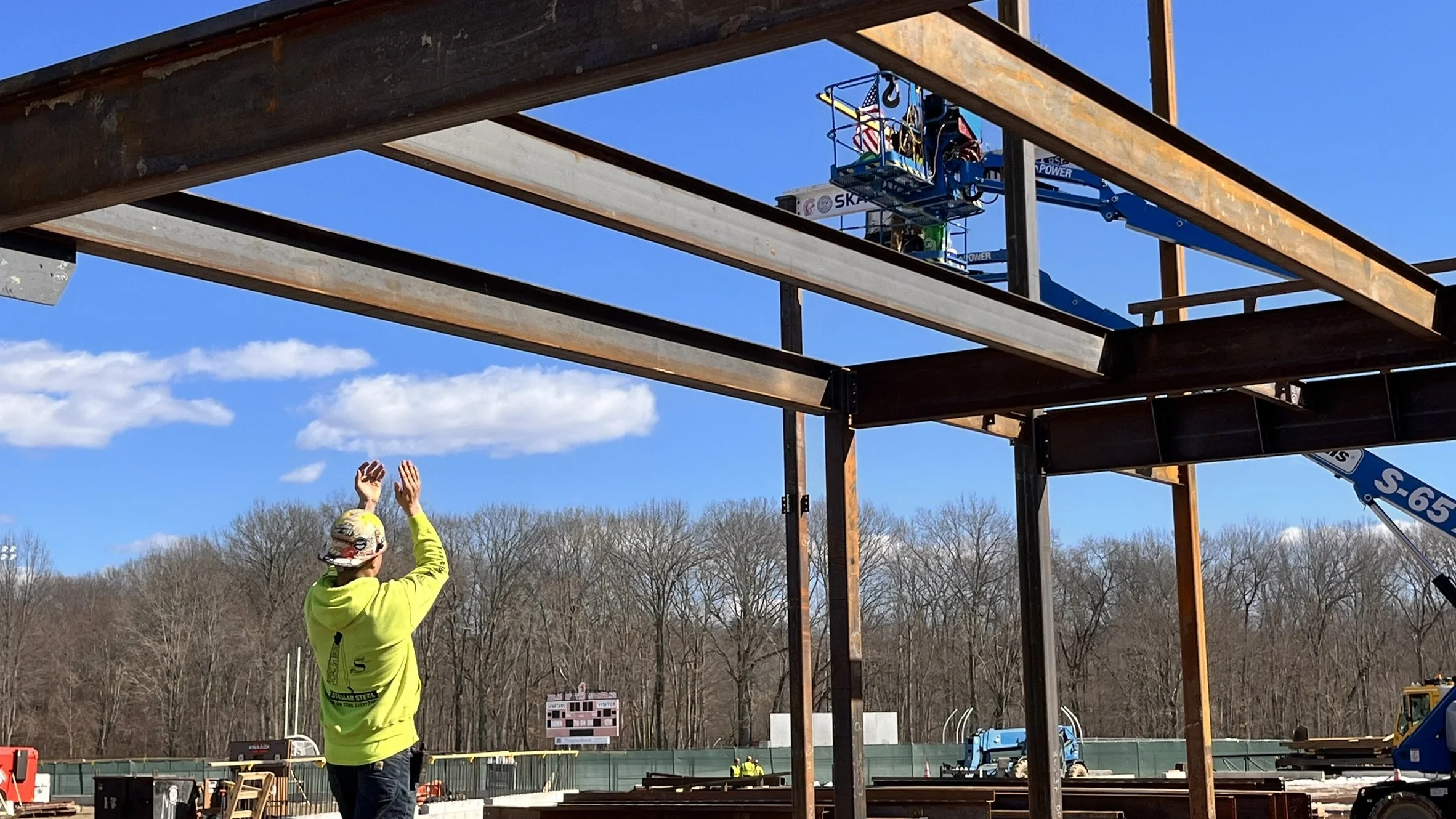 ELHS Topping Off Ceremony Kicks Project into High Gear