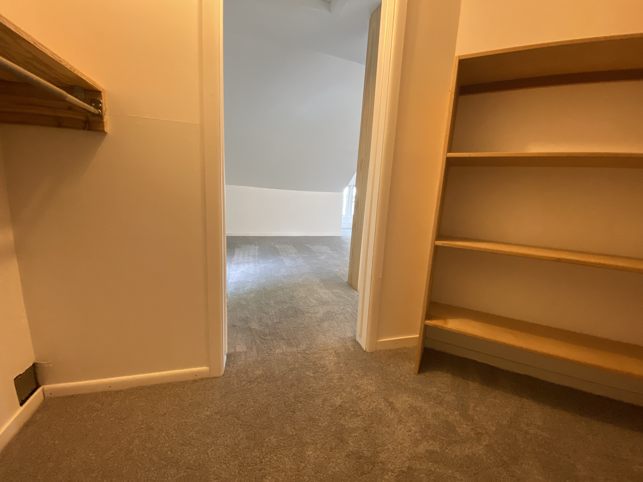 third floor master bedroom walk-in closet
