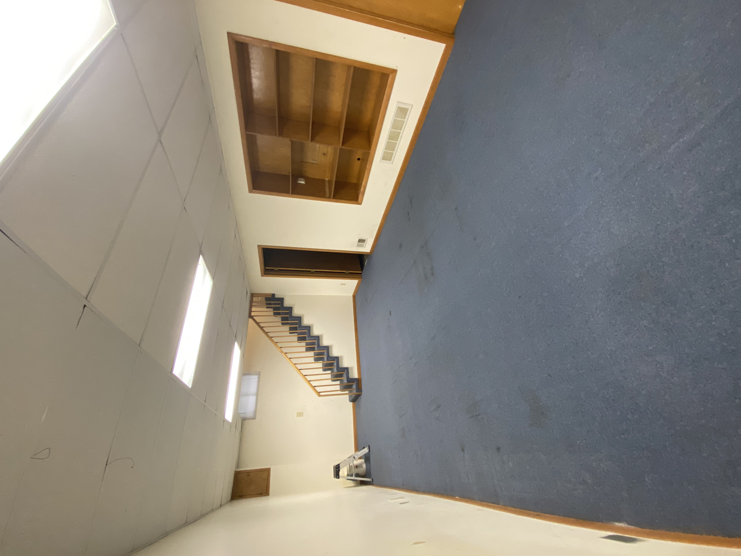 half-finished basement