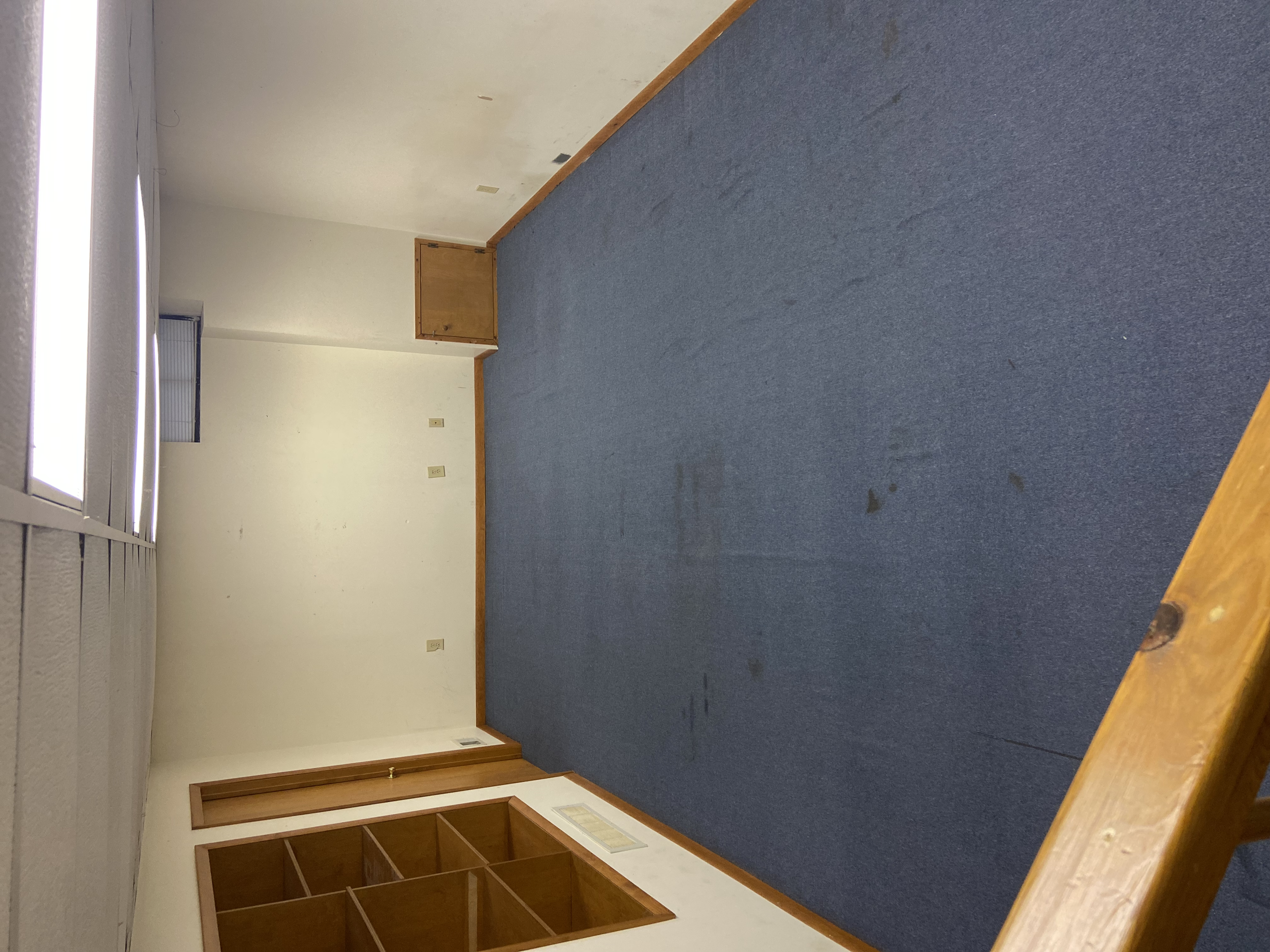 half-finished basement