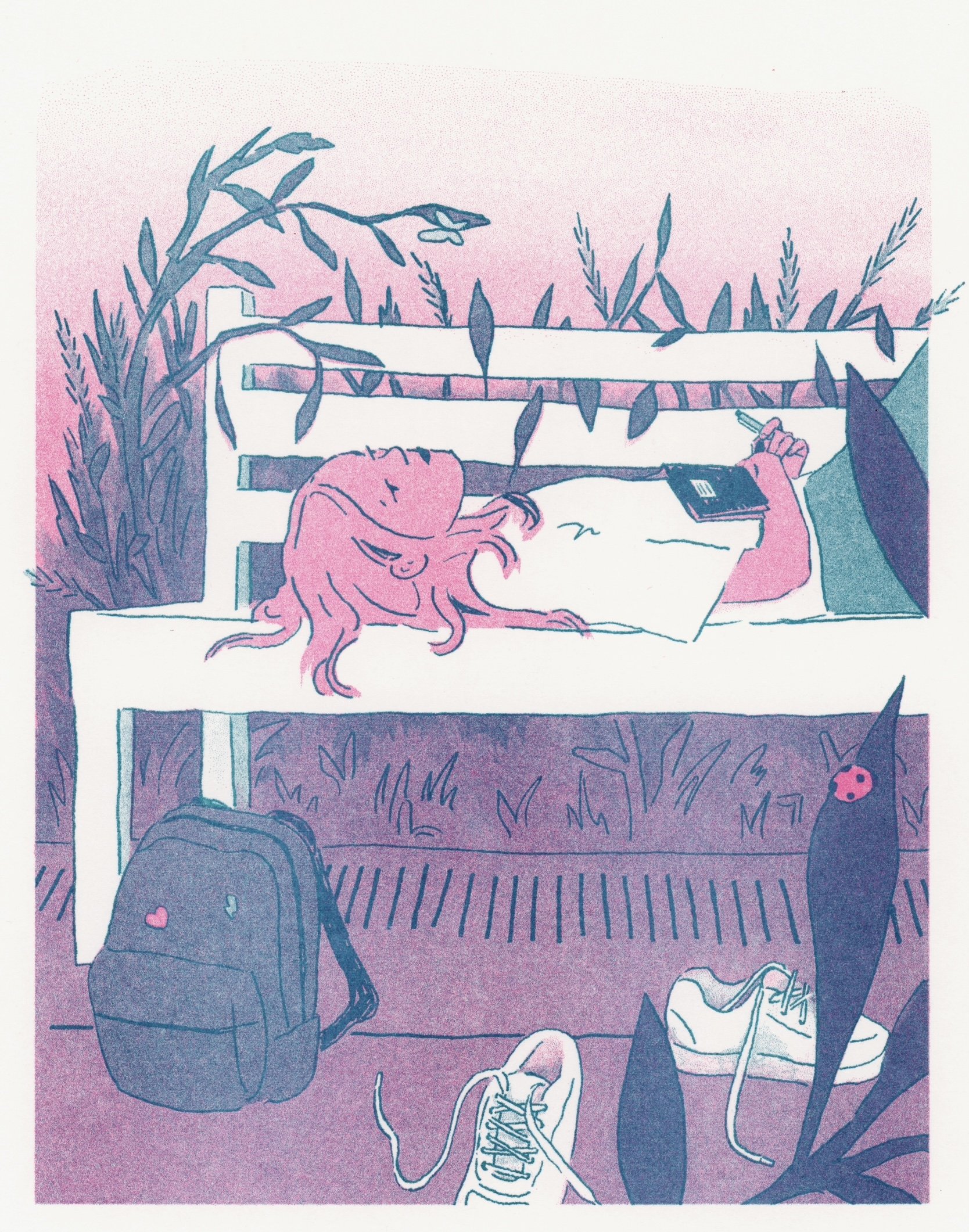 Risograph print. 2024.