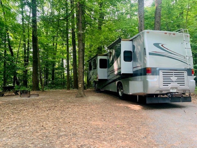 RV site Turkey Hollow section