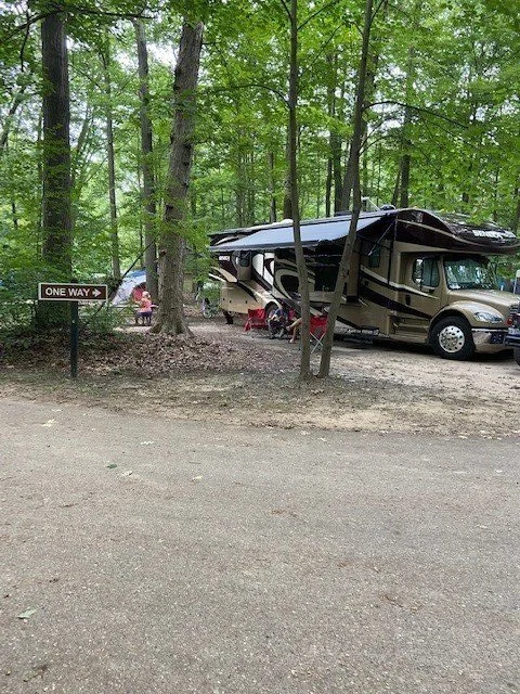 Pull Thru RV site