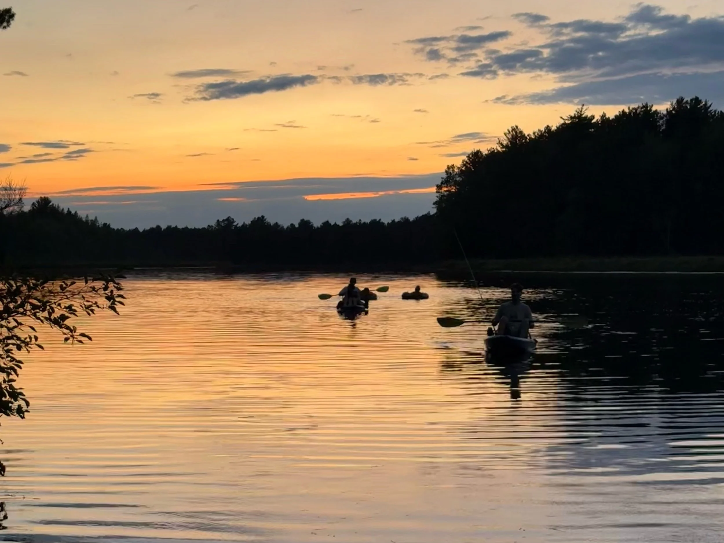 Kayak right from your campsite
