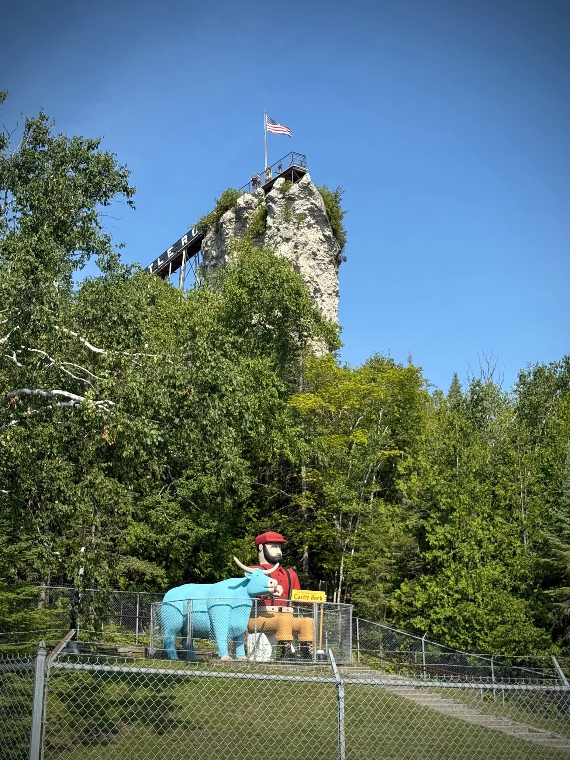 View from bottom of Castle Rock