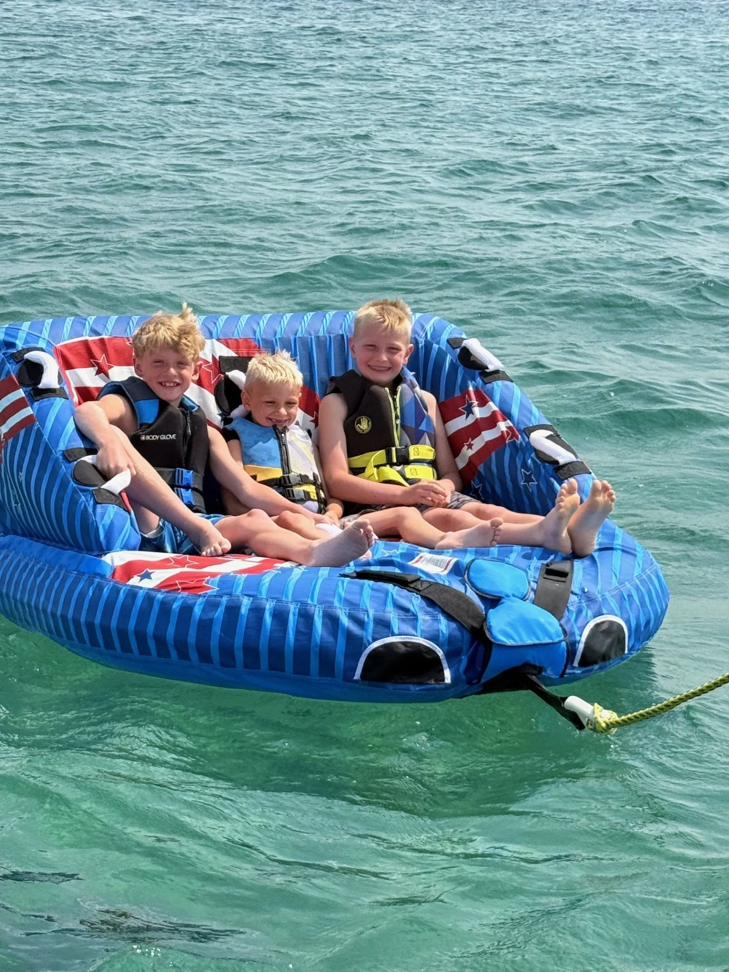 Tubing at Higgins Lake