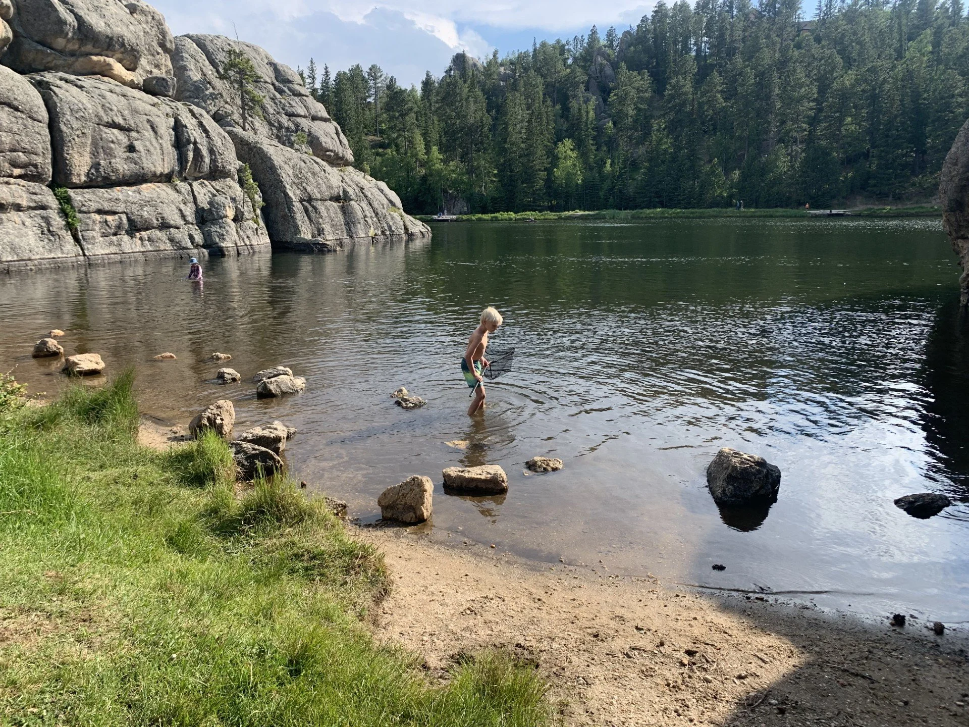 Fishing at Sylvan Lake