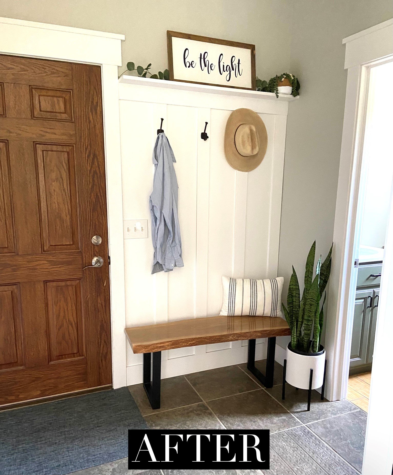 Front Entry Makeover discovering anew