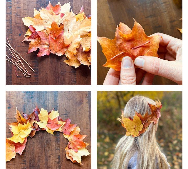 mmmcrafts: easy autumn leaf craft