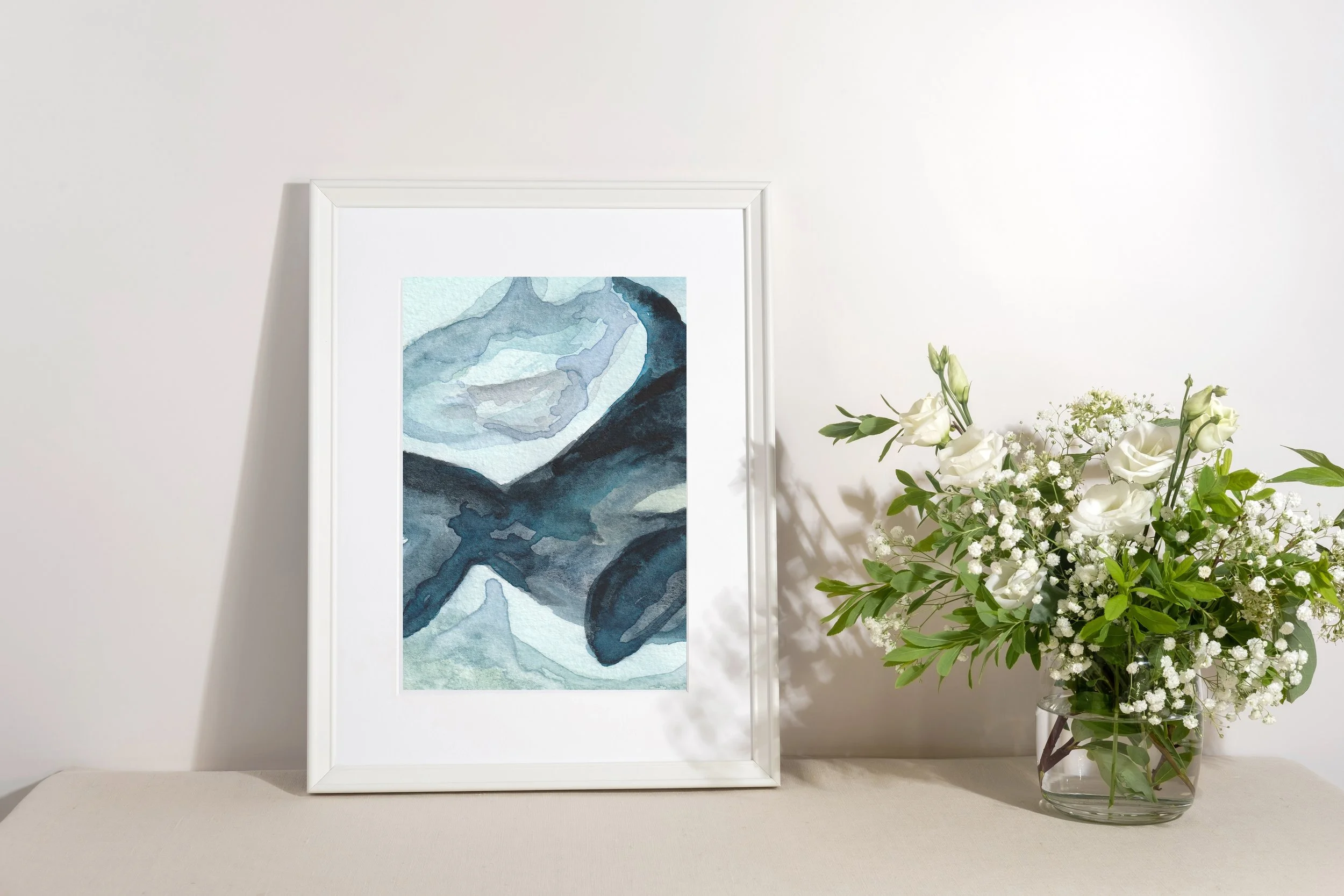Orca Whale 05 Watercolor Print
