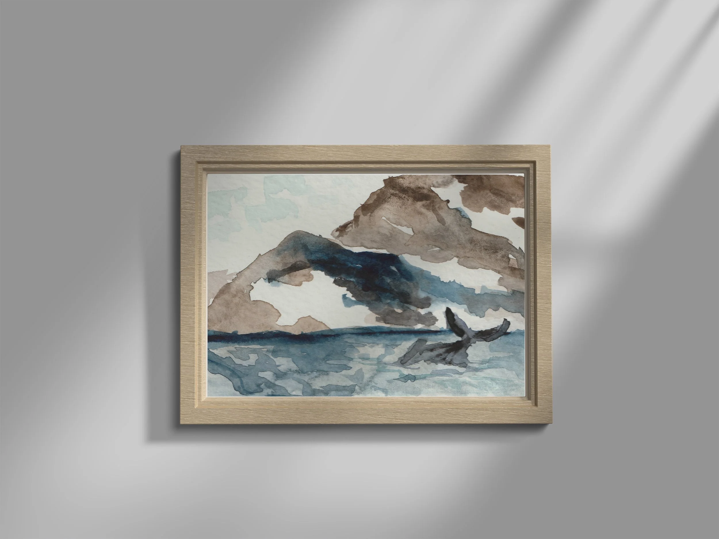 ocean watercolor illustration