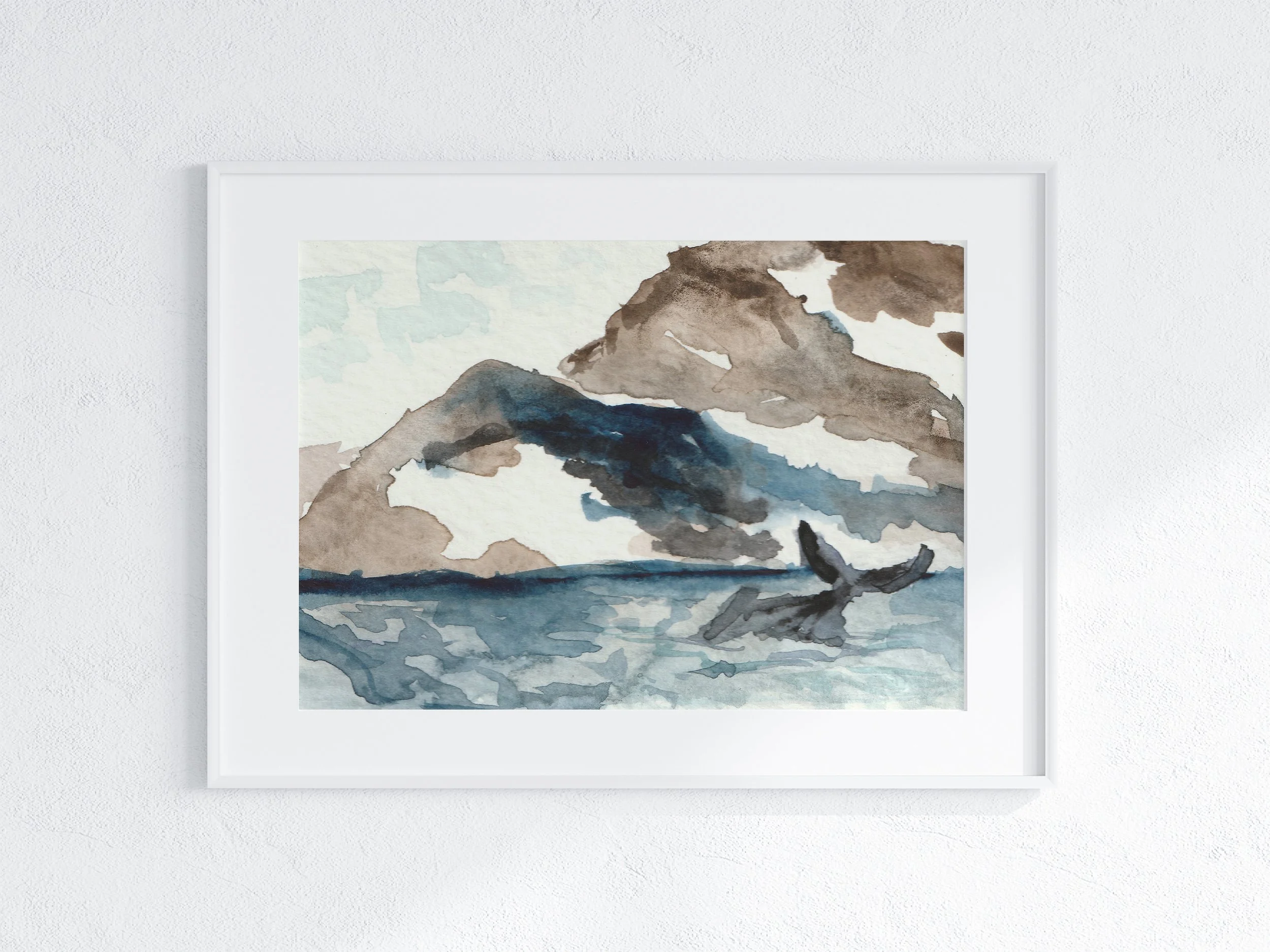 ocean watercolor art