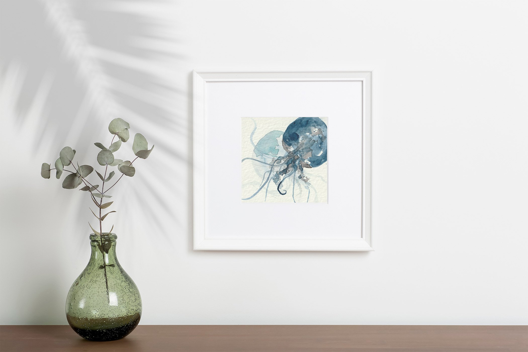 Jellyfish Watercolor Print