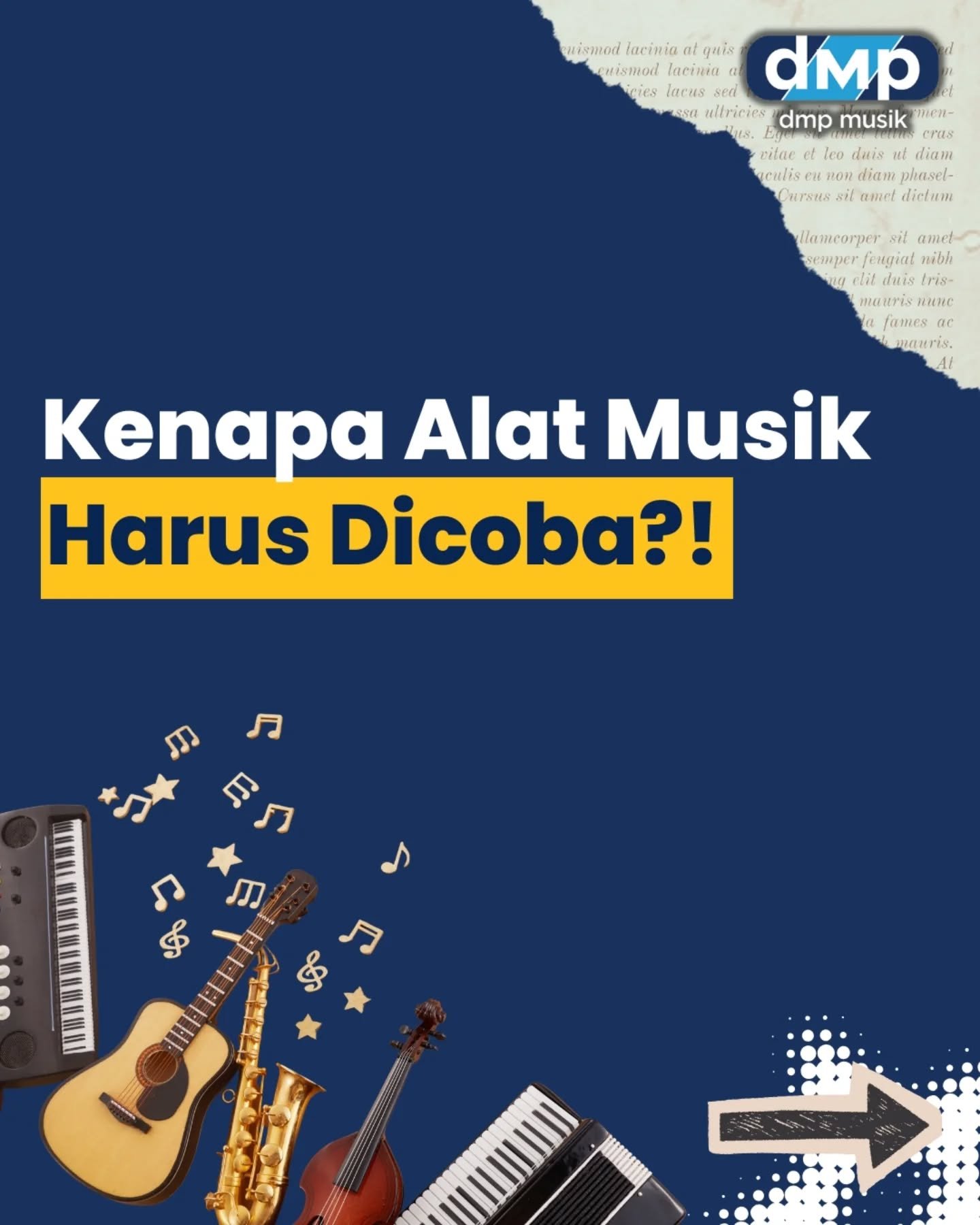 Ini alasan sebelum kamu wajib cobain alat musik sebelum beli.. 

Kamu pengen coba alat musik sebelum beli? Yuk datang ke DMP Musik Surabaya di Jalan Anjasmoro no.32 😊

#alatmusik #tokomusiksurabaya #DMPMusik