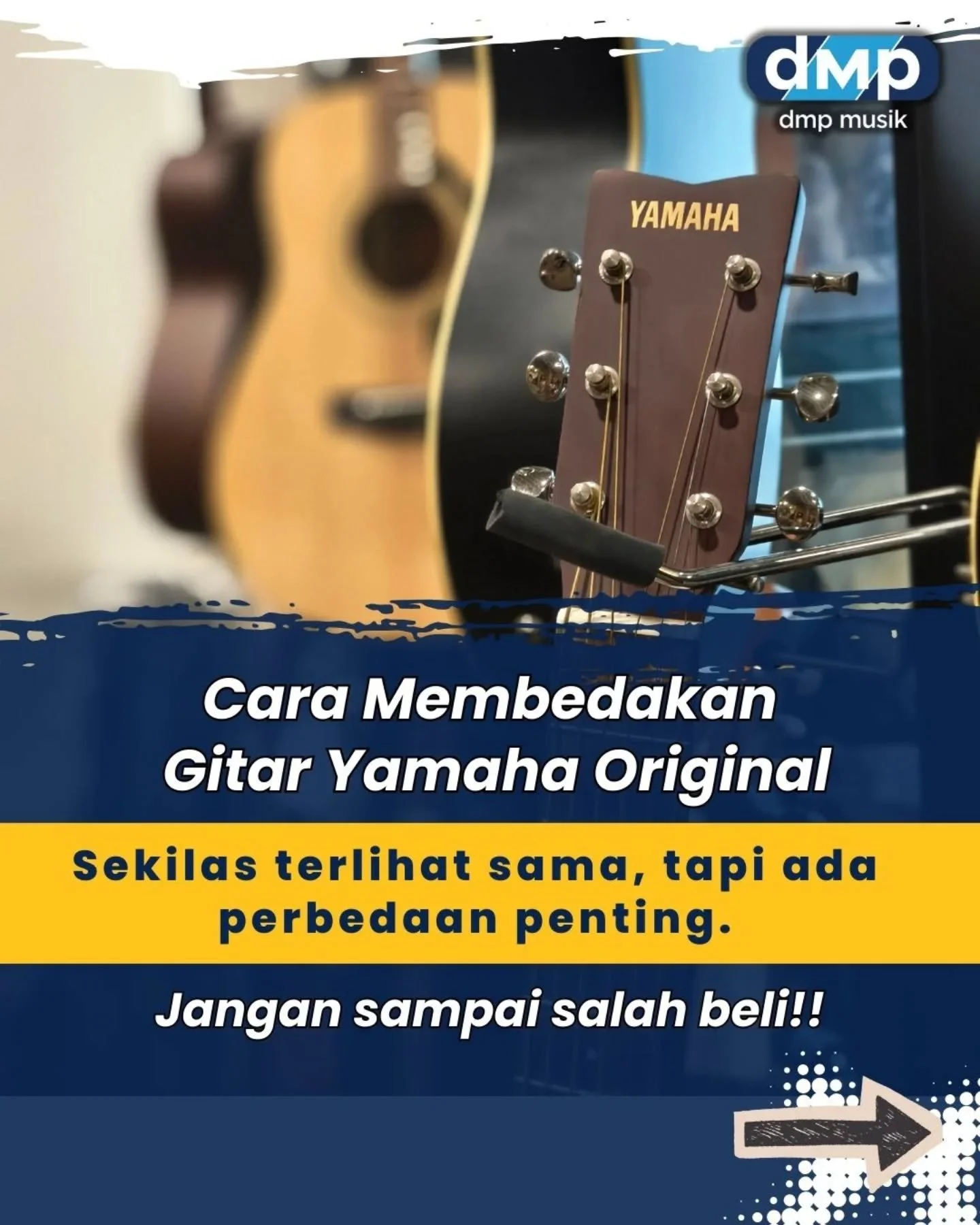 Banyak gitar terlihat mirip dengan produk original, tapi ada beberapa detail penting yang bisa membantu kamu membedakannya.

Mulai dari harga, serial number, hingga kualitas finishing.

Supaya lebih aman, pastikan membeli gitar dari toko terpercaya a