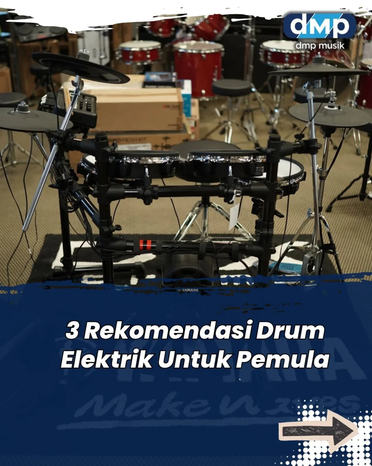 Mau mulai main drum?

Pilih drum elektrik yang tepat supaya belajar jadi lebih cepat dan nyaman.
Temukan 3 rekomendasi drum elektrik terbaik untuk pemula di konten ini.

Tersedia di DMP Musik.
#drumelektrik #belajardrum #alatmusik #tokomusik #dmpmusi