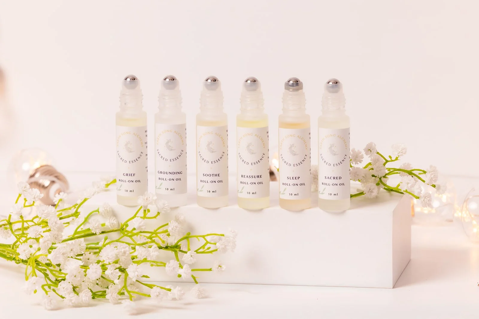Say hello to our beautiful range of emotional support roll-ons.

Each all natural roll-on contains an intuitively created blend of essential oils to support you.

Is sleep an issue? Create a bedtime ritual that brings intention and nurturing with our
