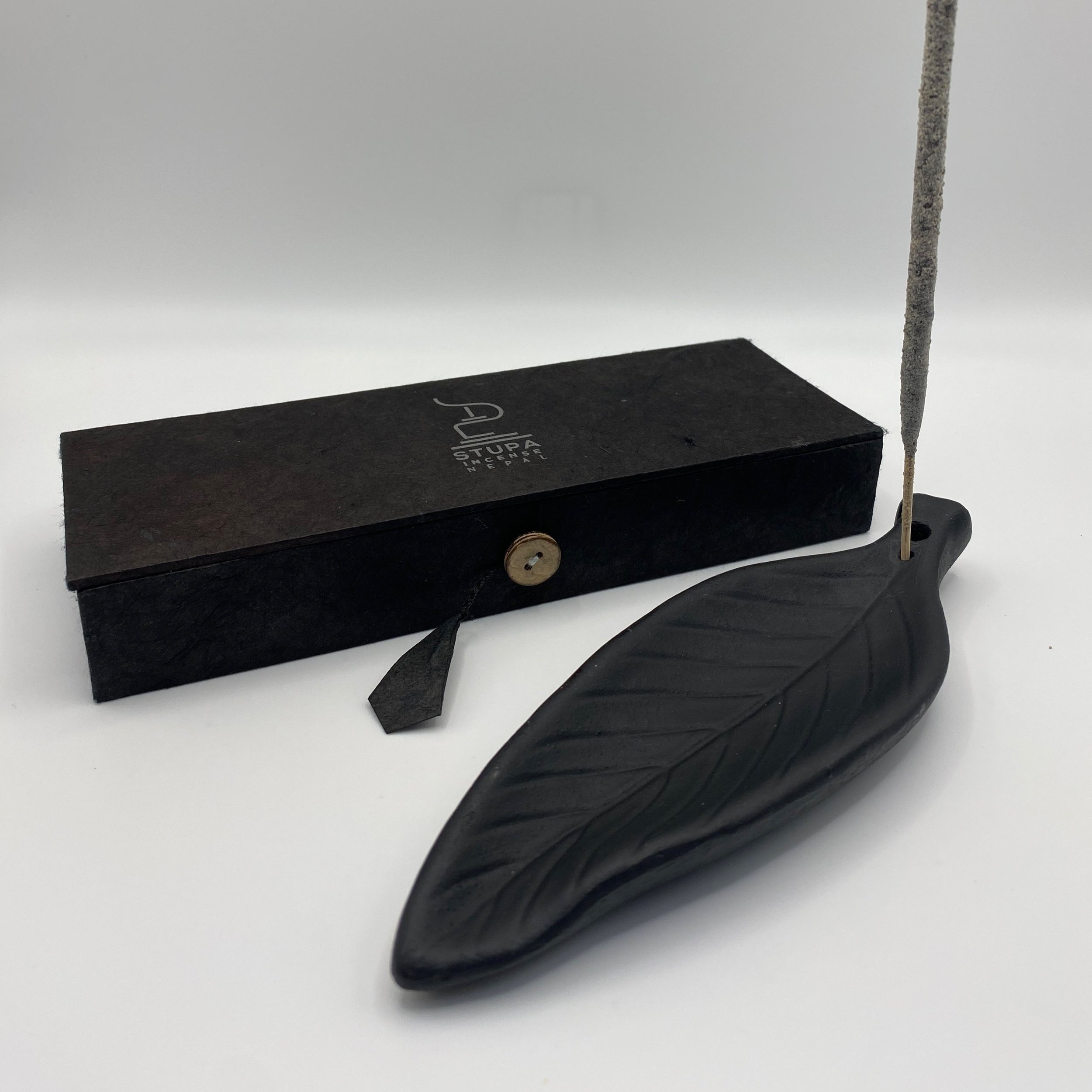 Ceramic Leaf incense holder