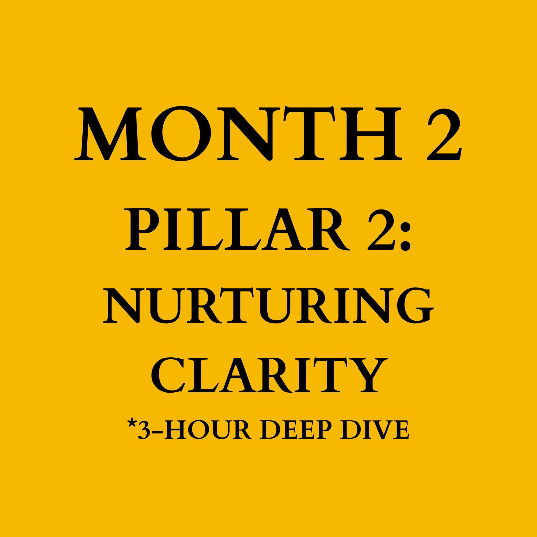 Month 2: Pillar Two - Nurturing Clarity