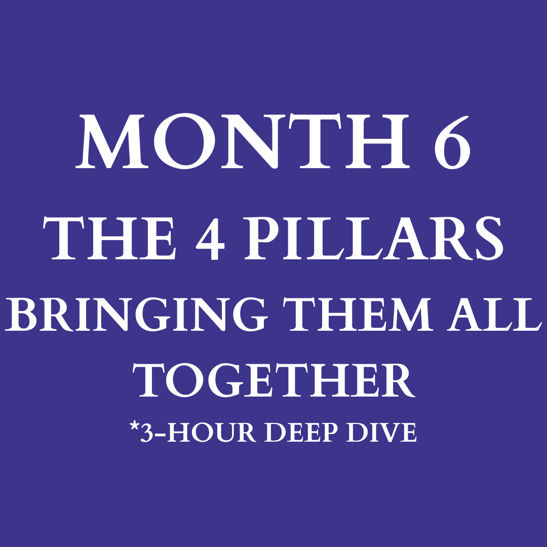 Month 6: Bringing the Four Pillars Together