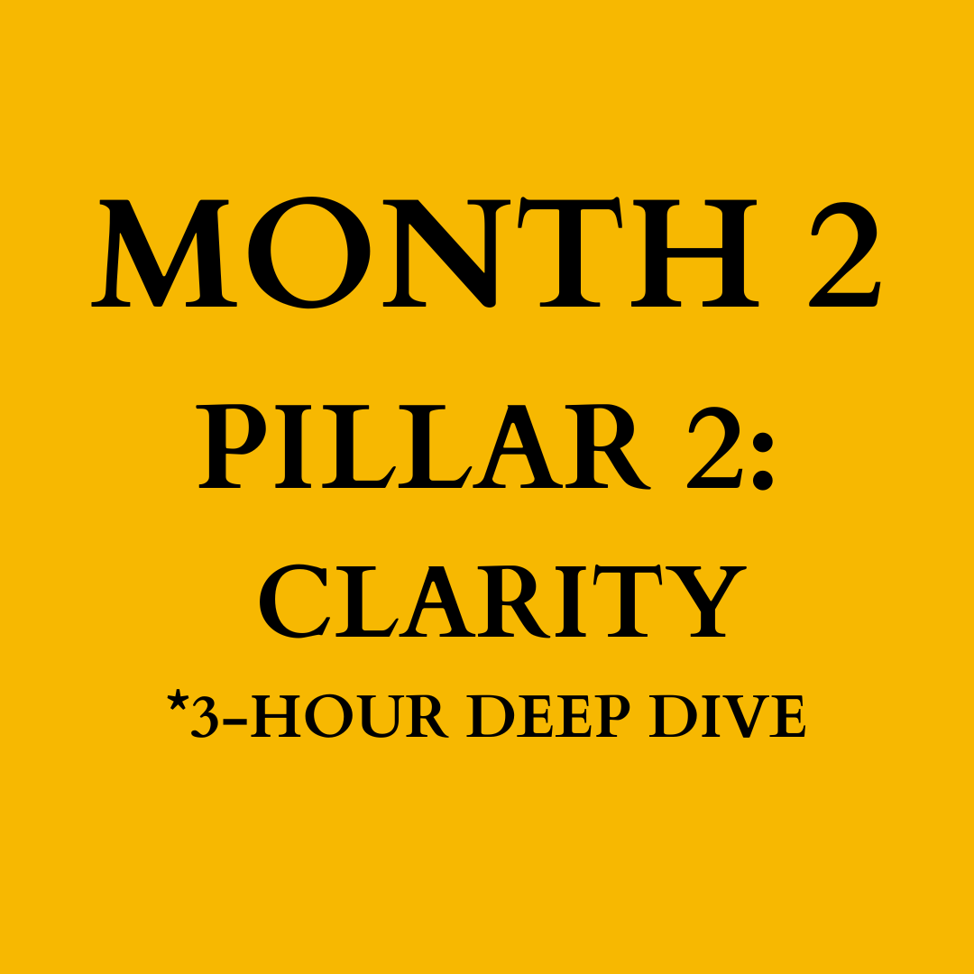 Month 2: Pillar Two - Clarity