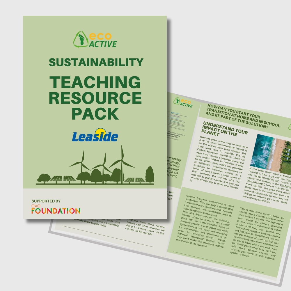 Sustainability Teacher resources pack