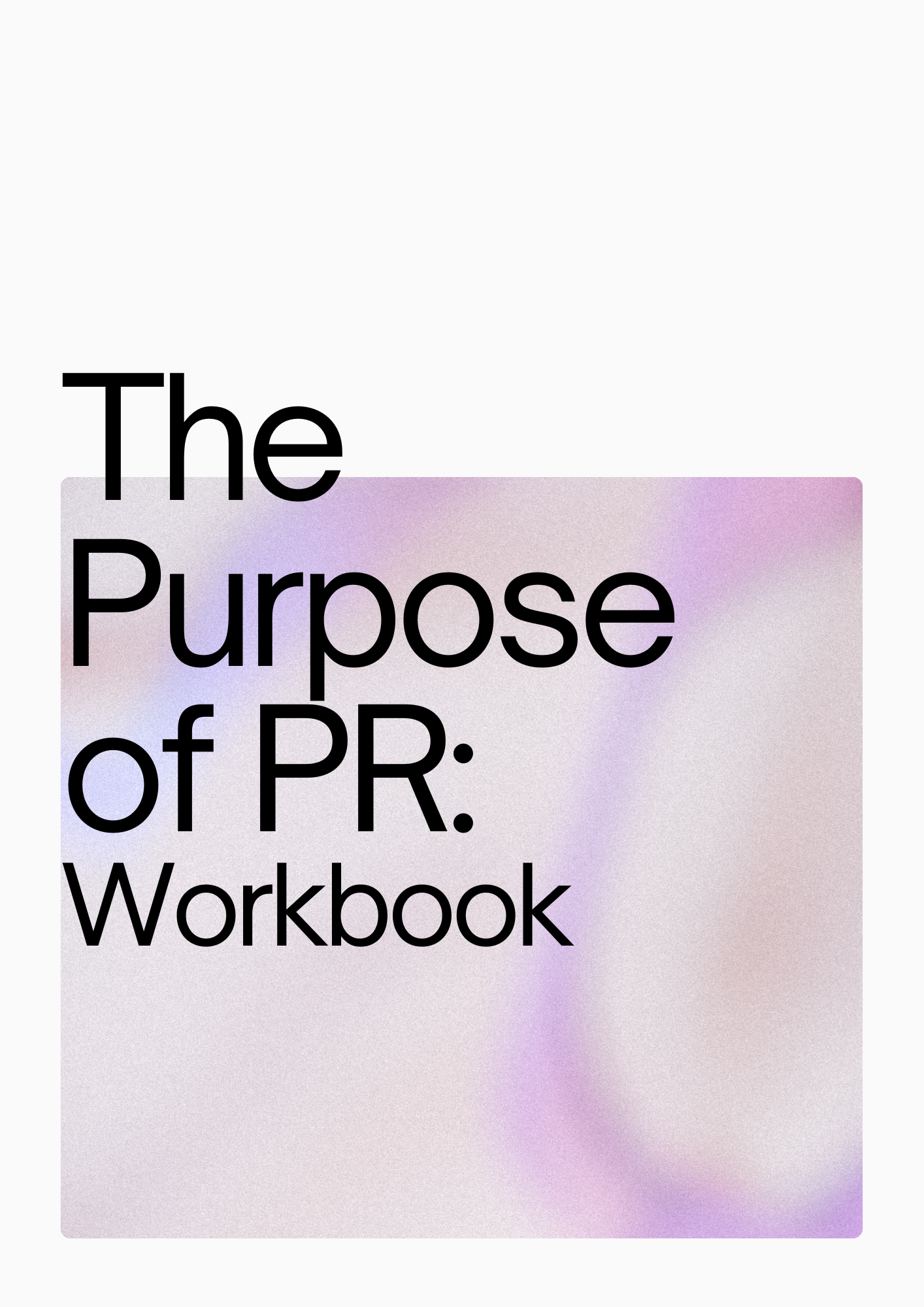 The Purpose of PR Bundle | eBook + Workbook — Marriott Communications