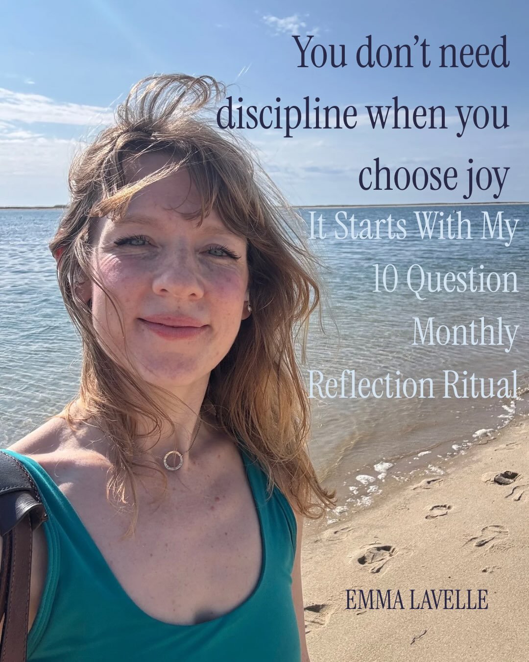 &rarr; One ritual that has been a gamechanger for me this year? 

✨ Taking my annual reflection questions and using them monthly.

💌 Sometimes I even like to pick a word of the month, I note it on a business card and connect with it each morning, bu