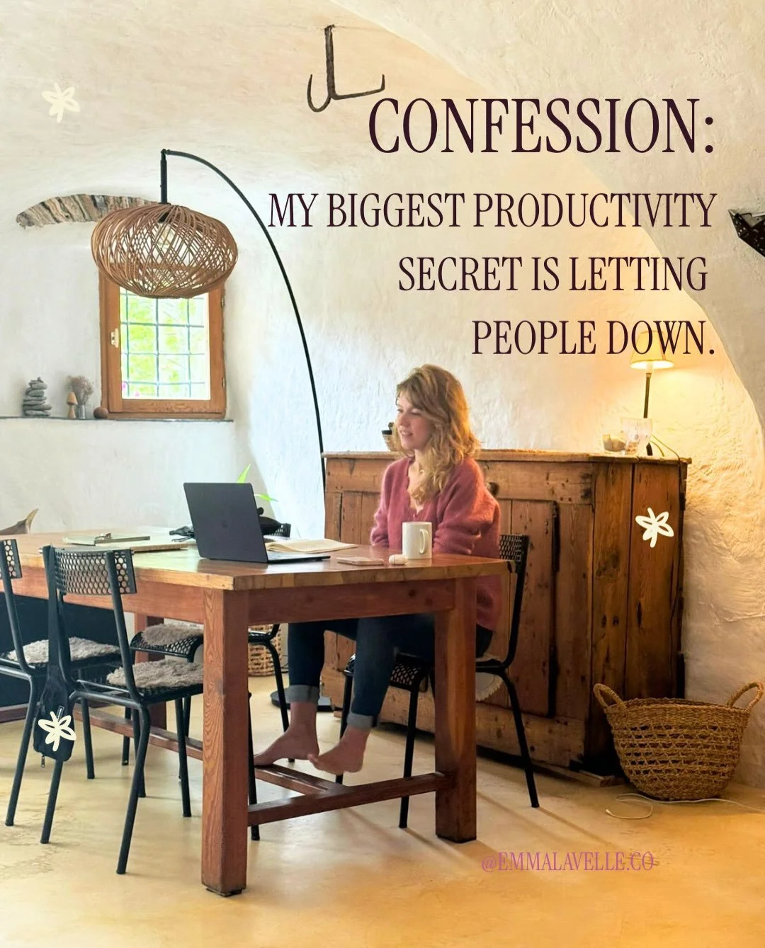 What does the future look like if you decide to be someone who makes letting people down the default? 

What happens to your energy and focus and presence when you are all in on whatever you&rsquo;re doing wherever you are whoever you&rsquo;re with (